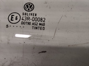 Volkswagen Passat B5 (1997–2005) Priekšējo durvju stikls 43R00082 - 2
