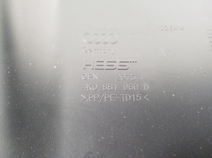AUDI A6 C8 (2018–2025) Sonstiges Teil des Vordersitzes 4K0881969D - 2
