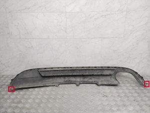 AUDI A4 B8 (2007–2016) Rear bumper lower spoiler 8K0807521C - 4