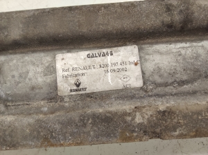 RENAULT Megane II (2002–2009) Priekšējās šķērssijas daļa zem radiatoriem 8200197451 - 5