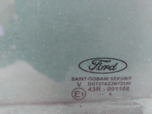 Ford C-MAX (2003–2010) Aizmugurējo sānu durvju stikls 43R001108 - 3