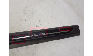 BMW X6 G06 / F96 (2019–2026) Inner sill trim 51437434239 - 2