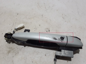 Mazda CX-3 (2015–2026) Front door external opening handle and its details - 2