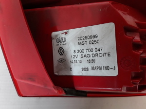 RENAULT Thalia II (2008–2012) Eckleuchte hinten 8200700047 - 2