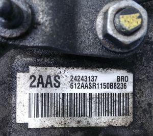 Chevrolet Aveo T300 (2011–2015) Gearbox 2AAS - 3