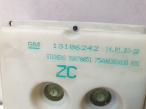 Opel Zafira A (1999–2005) Bildschirm 13106242 - 5