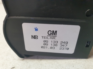 Opel Zafira A (1999–2005) Headlight switch 09133249 - 2