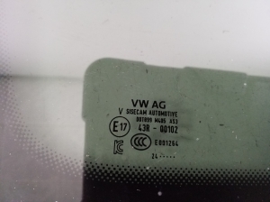 Volkswagen Passat B9 (2023–2026) Seitenscheibe hinten (Karosserie) 3J0845297L - 3
