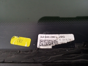 Volkswagen Passat B9 (2023–2026) Seitenscheibe hinten (Karosserie) 3J0845298L - 3