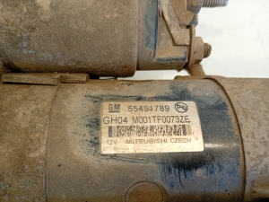 Opel Astra J (2009–2017) Starter 55491789 - 3