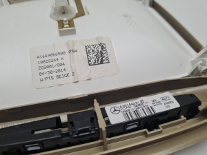 Mercedes Benz ML-Class 166 (2011–2015) Rear interior lighting panel A1669066500 - 4