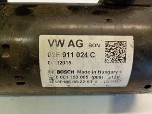 Skoda Superb (2008–2015) Anlasser 02E911024C - 3