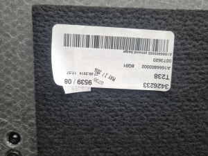 Mercedes Benz ML-Class 166 (2011–2015) Trunk carpet A1666800002 - 4