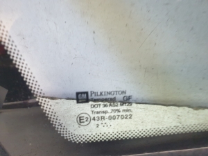 Opel Zafira A (1999–2005) Front body quarter glass 43R007022 - 2
