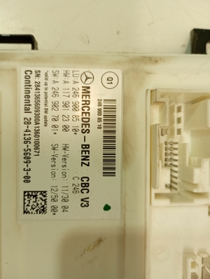 Mercedes Benz CLA-Class W117 (2013–2019) Mugavusmoodul A2469008510 - 4