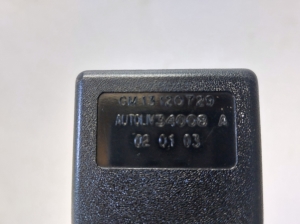 Opel Zafira A (1999–2005) Sicherheitsgurtschloss hinten 13120729 - 4