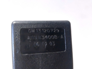 Opel Zafira A (1999–2005) Aizmugurējā drošības jostas sprādze 13120729 - 4