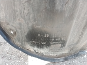Opel Insignia (2017–2026) Front wheel arch liner 39163913 - 5