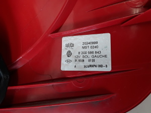 RENAULT Clio III (2005–2012) Eckleuchte hinten 8200586843 - 3