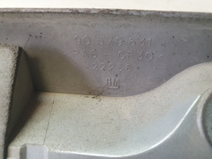 Opel Zafira A (1999–2005) Numbrimärgi valgustuse korpus 90579631 - 4