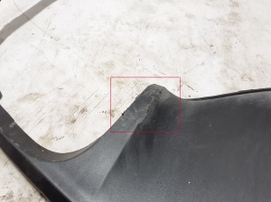 Porsche Macan (2014–2026) Rear bumper lower spoiler 95B807834L - 2
