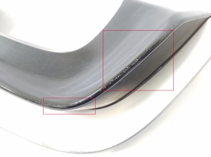 Infiniti Q30 (2015–2018) Rear bumper lower spoiler 850705DL0A - 4