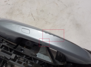 Mercedes Benz GLE-Class 167 (2019–2026) Front door external opening handle and its details - 2