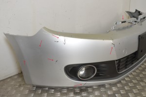 Volkswagen Golf VI (2008–2013) Priekšējais bamperis 5K0807221A - 6