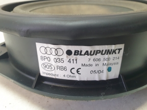 AUDI A3 8P (2003–2012) Esiukse kõlar 8P0035411 - 4