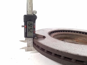   Front brake disc  - 51712AO500 