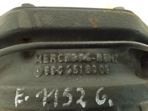 Mercedes Benz G-Class 463 (1990–2018) Rear axle and its parts - 5