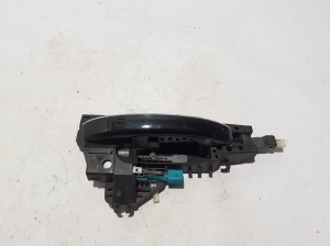 Front door external opening handle and its details