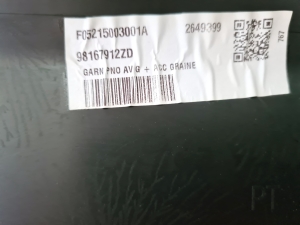 Opel Combo E (2018–2026) Front door panel trim 9849287077 - 3