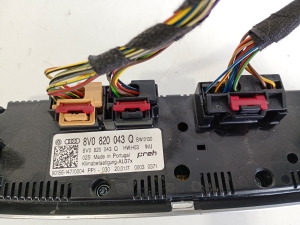 AUDI A3 8V (2012–2020) Heater control panel 8V0820043Q - 2