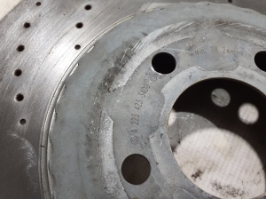 Mercedes Benz S-Class 223 (2020–2026) Tagumine piduriketas A2234233400 - 2