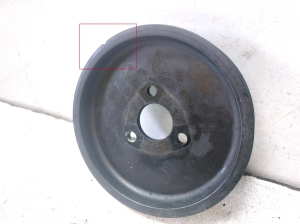 Mercedes Benz E-Class W211 (2002–2009) Power steering pump pulley A6112300115 - 4
