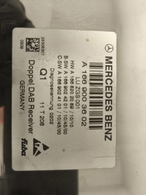 Mercedes Benz C-Class 204 (2007–2014) Vadības bloks A1669003602 - 2