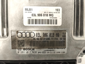 AUDI Q5 (2008–2017) Calculateur moteur 03L906018MQ - 3