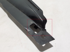 Mercedes Benz GLE-Class 167 (2019–2026) Front bumper inner frame A1678856203 - 4
