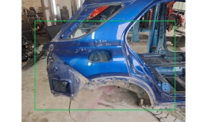   Rear fender and its parts  - A1676303403 