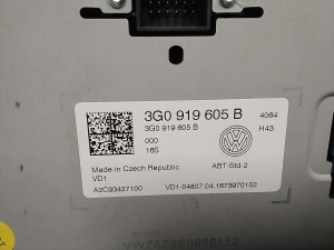 Volkswagen Passat B8 (2014–2023) Bildschirm 3G0919605B - 3