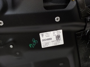 Porsche Panamera 970 (2009–2016) Rear side door window regulator 97053620100 - 3