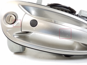 Porsche Panamera 970 (2009–2016) Front door external opening handle and its details 97053706400 - 2