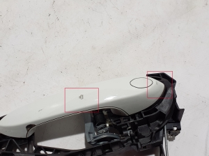 BMW X4 F98 (2019–2026) Front door external opening handle and its details - 3