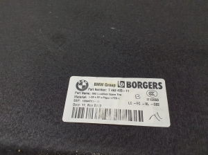 BMW X4 F98 (2019–2026) Trunk carpet 7463433 - 3