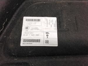 BMW X2 F39 (2017–2026) Trunk side trim panel 7423244 - 4