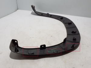 Dacia Spring (2021–2026) Front fender trim (flare) 638139334R - 2