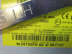 Mazda CX-5 (2011–2017) Bluetooth-Modul KD4766DH0A - 3