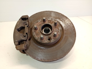   Front wheel hub and its parts  -  