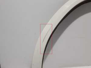 BMW X4 F98 (2019–2026) Zierleiste Kotflügel hinten 8071014 - 2